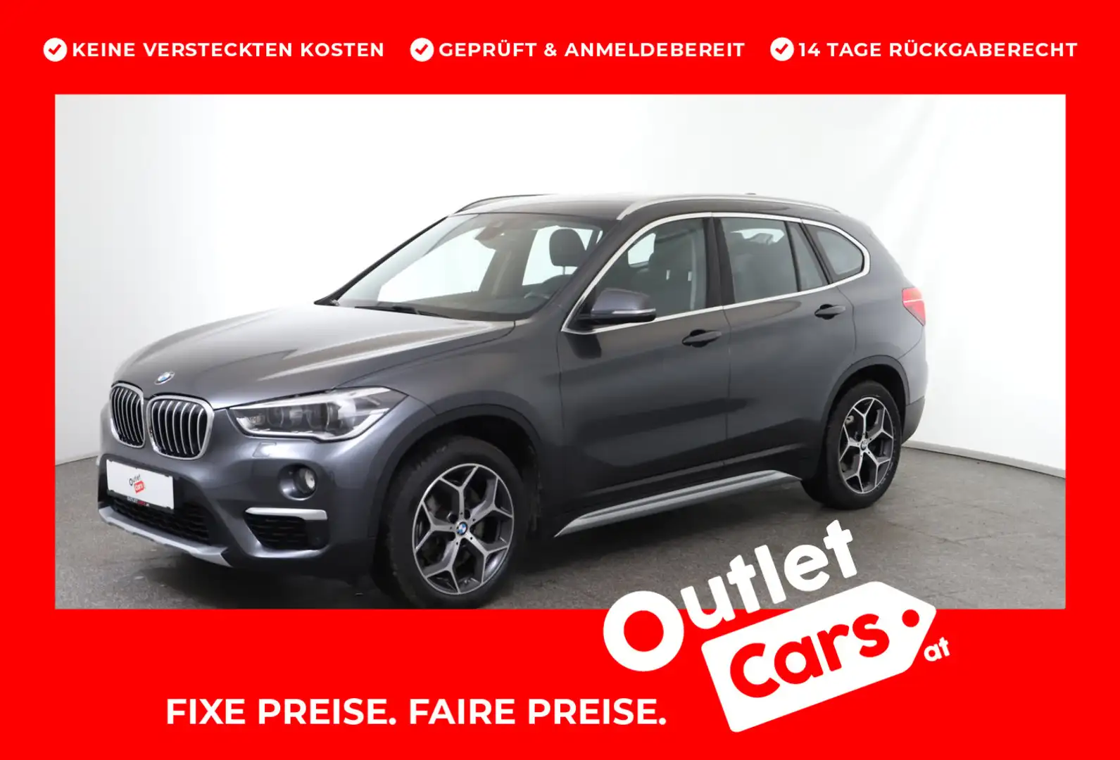 BMW X1 xDrive 20d Aut. Grau - 1