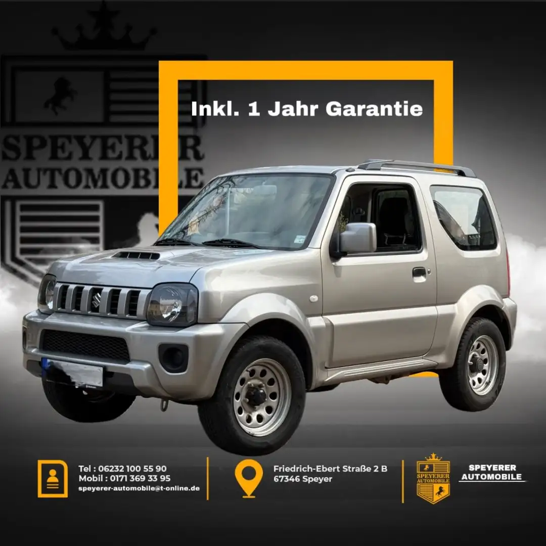 Suzuki Jimny 1.3 ALLGRIP Ranger|1.HAND|NEUWERTIG|RENTNERFAHRZ Grau - 1