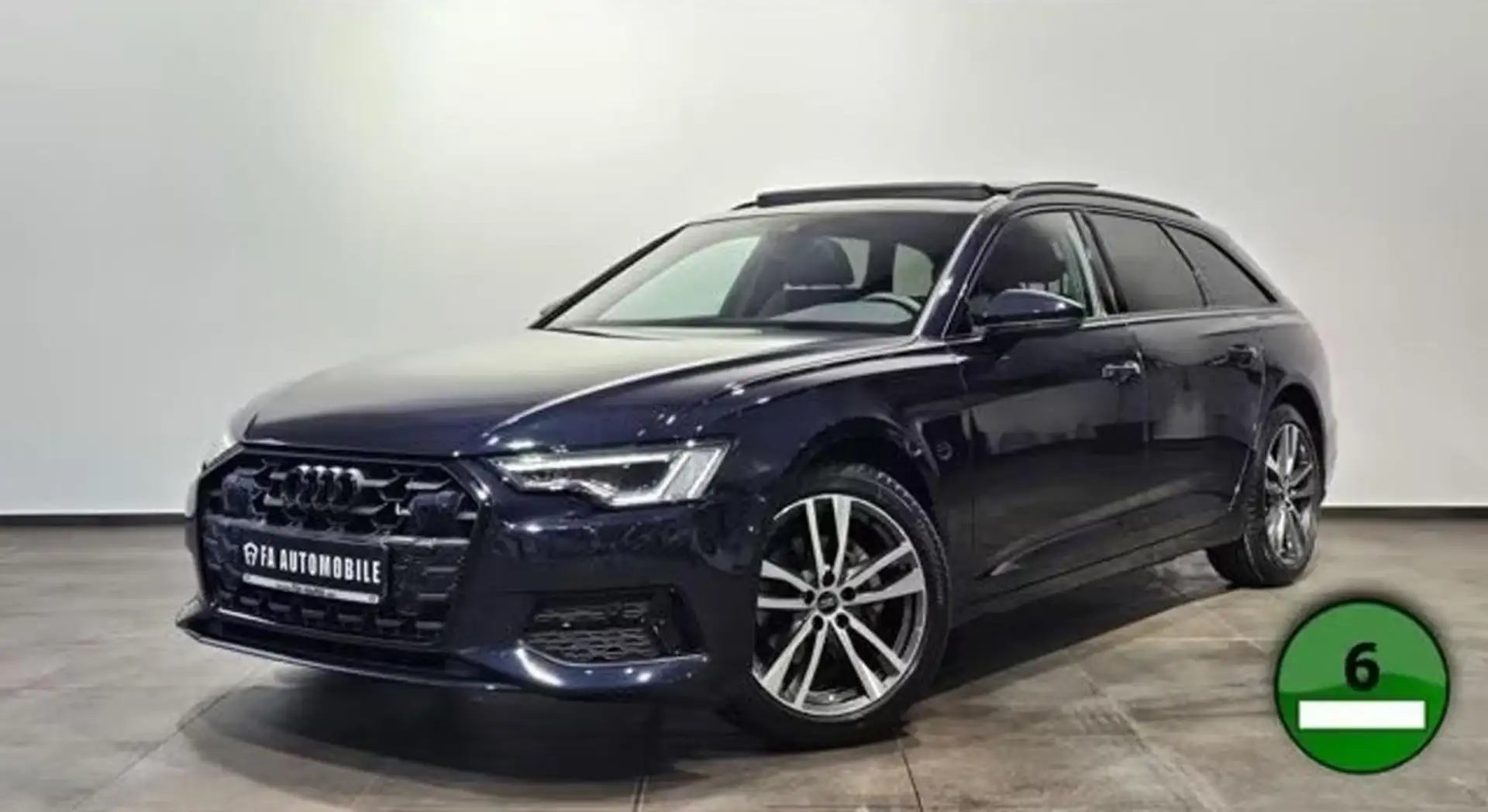Audi A6 AVANT 35TDI BLACK VIRTUAL PANO MATRIX MEMO CAMERA Bleu - 1
