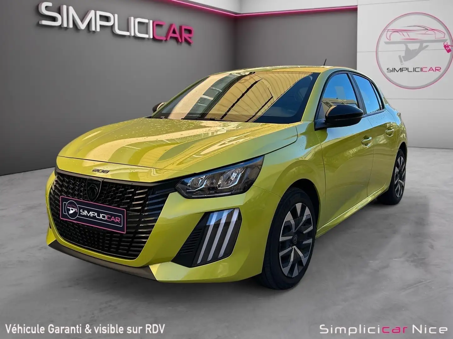 Peugeot 208 208 PureTech 100 S\u0026amp;S EAT8 Jaune - 1