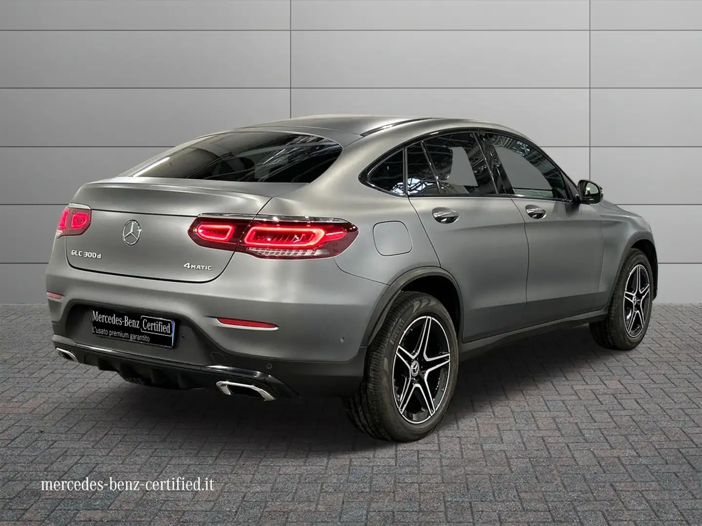 Mercedes-Benz GLC 300 GLC coupe 300 d Premium 4matic auto Grigio - 2