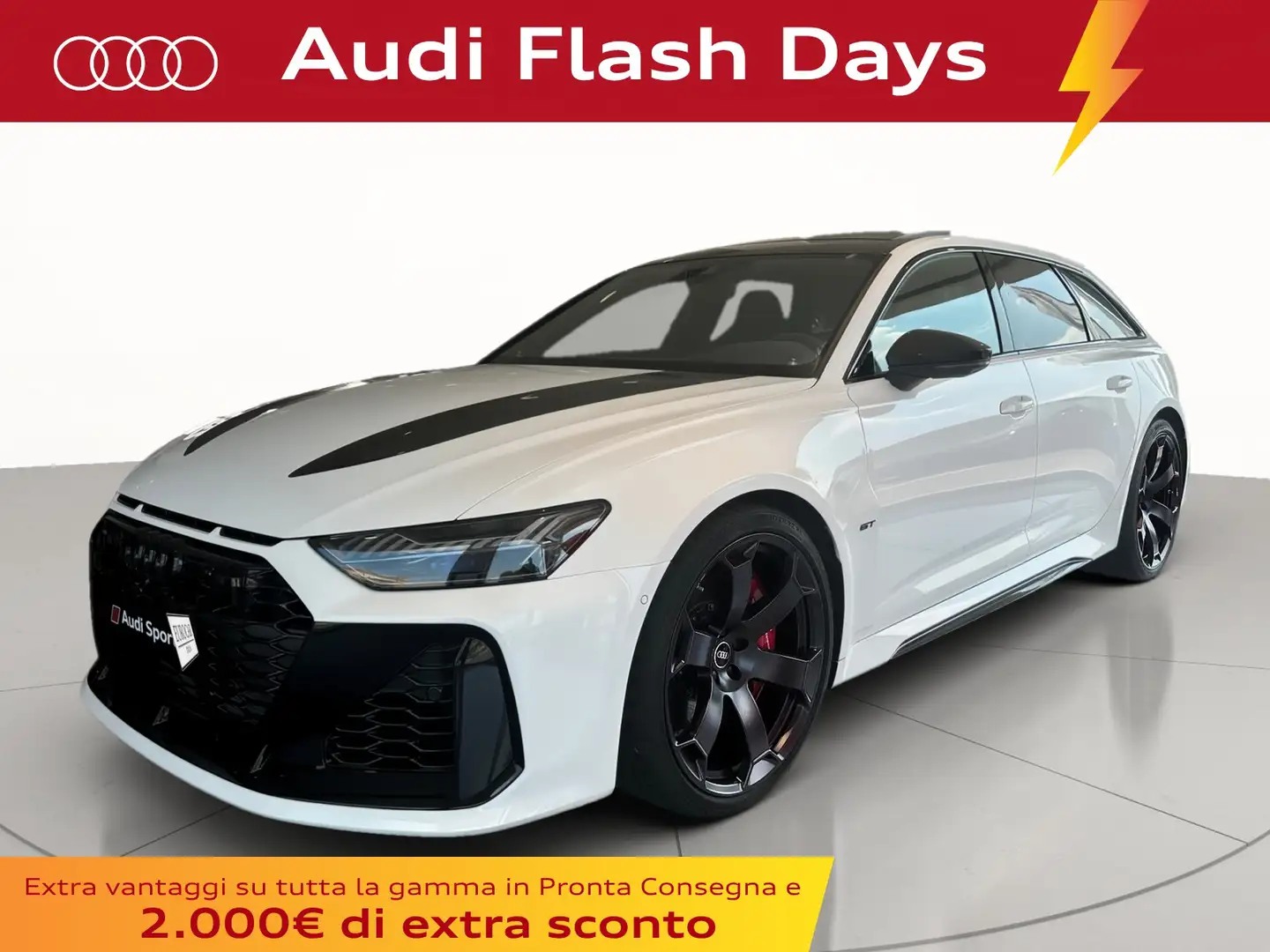 Audi RS6 avant 4.0 mhev performance quattro tiptronic Bianco - 1