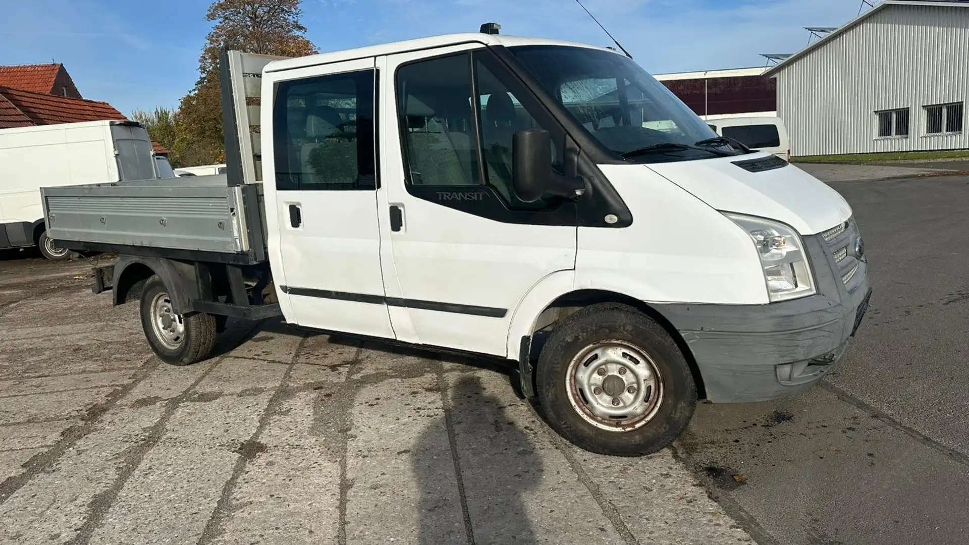 Ford Transit FT 350 M Doppelkabine PRITSCHE **HU/AU NEU** Weiß - 1