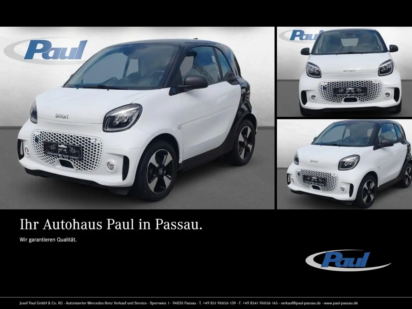 smart forTwo EQ passion LM KlimaA W-Paket Navi AUT Noir - 1