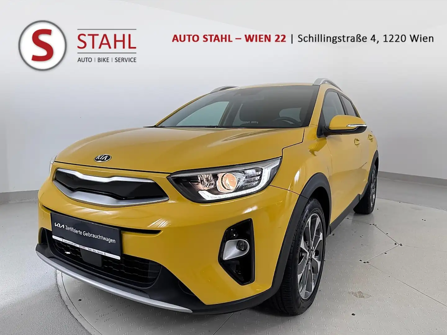Kia Stonic 1,4 MPI ISG Gold Gelb - 1