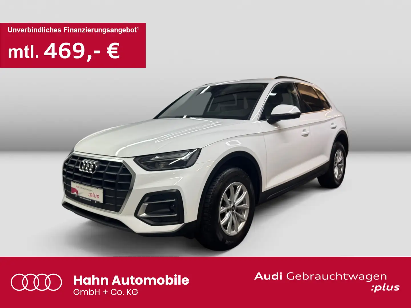Audi Q5 40 TDI quattro AHK Pano Virtual Navi LED Busi Weiß - 1