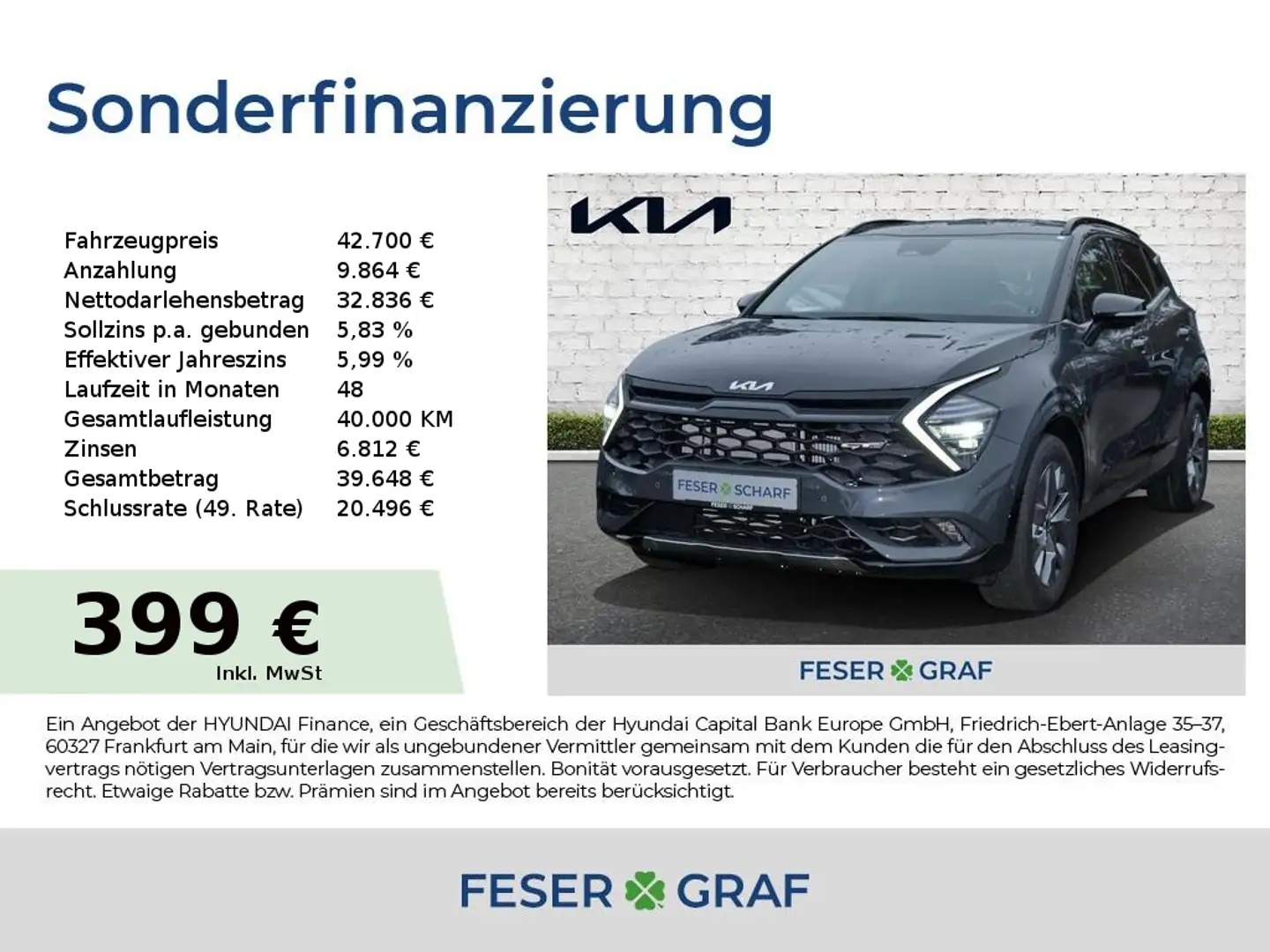 Kia Sportage 1.6T HEV AWD GT-LINE DRIVE SOUND UVM. Grau - 1
