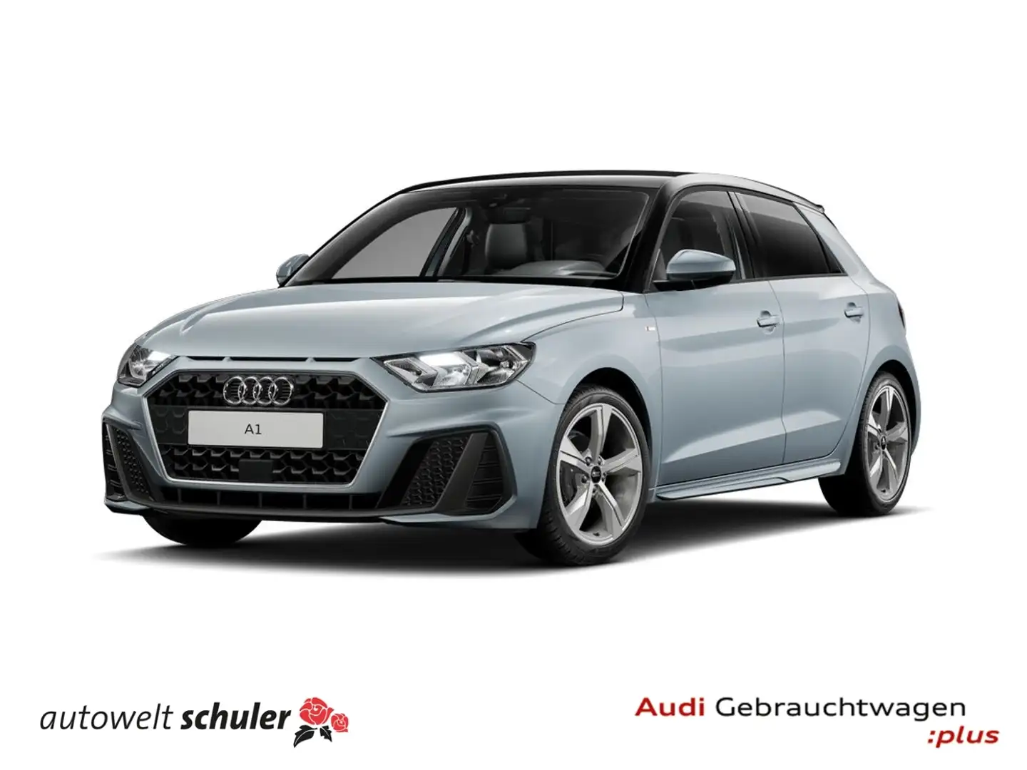 Audi A1 Sportback 1.0 TFSI S-tronic S-line Grau - 1