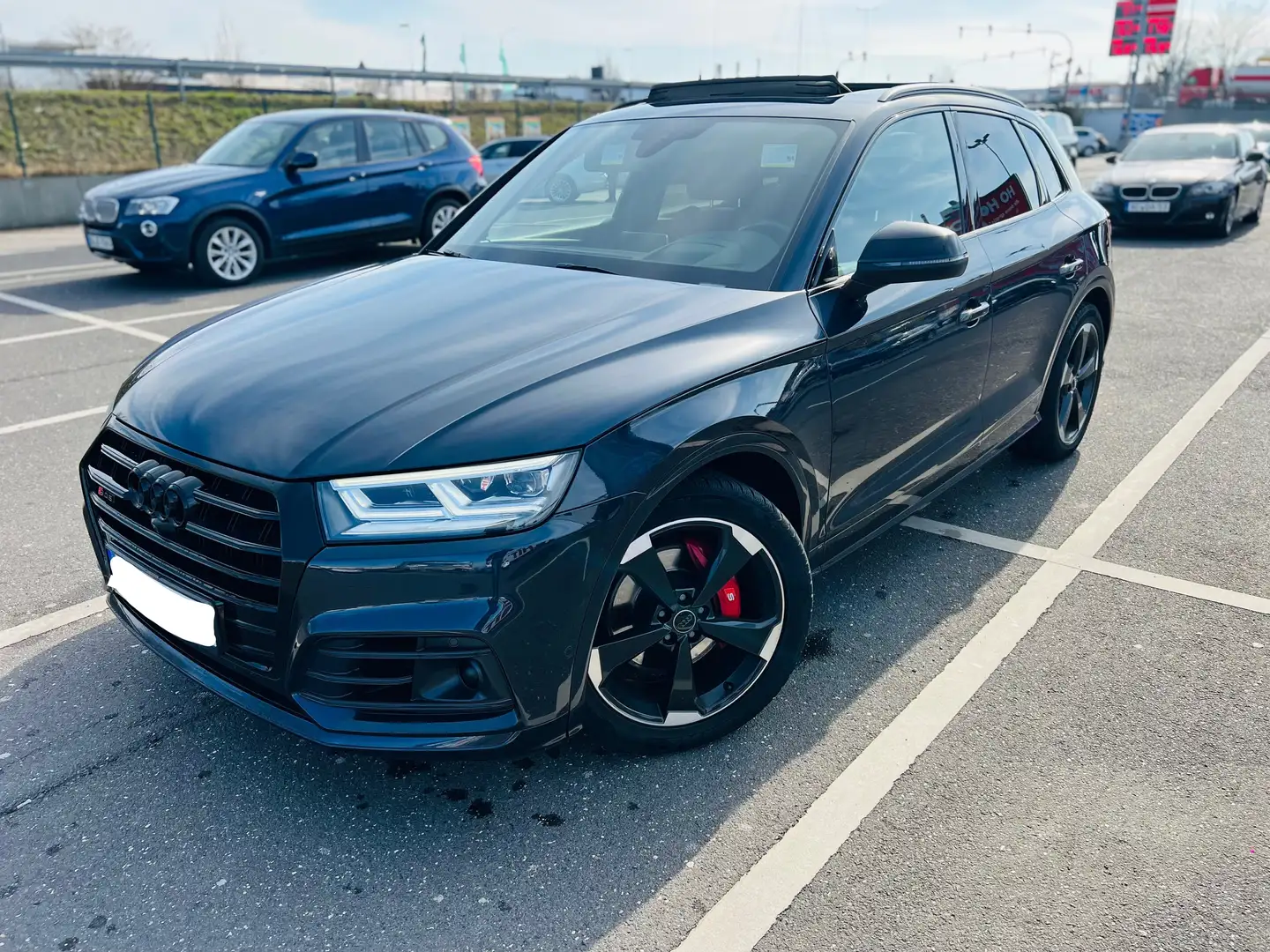 Audi SQ5 SQ5 3.0 TFSI quattro Luft Pano Laser 360° ACC Modrá - 2