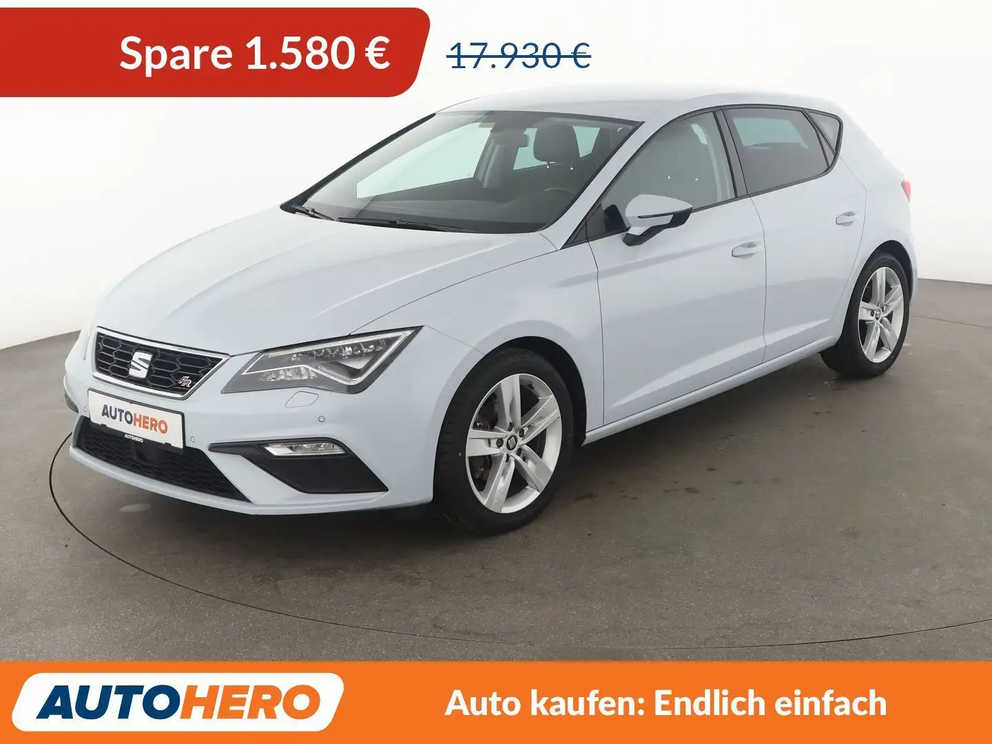 SEAT Leon 1.5 TSI ACT FR*NAVI*LED*ACC*CAM*PDC*SHZ*KLIMA* Weiß - 1