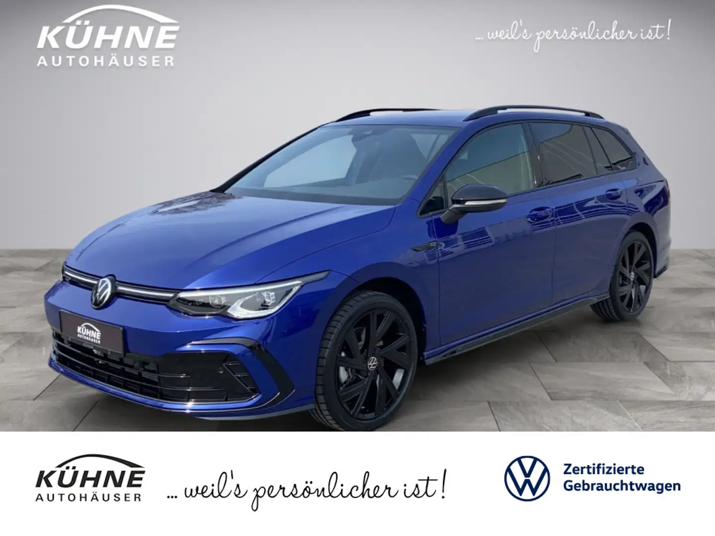 Volkswagen Golf Variant R-Line 2.0 TSI DSG 4M | BLACK STYLE Blau - 1
