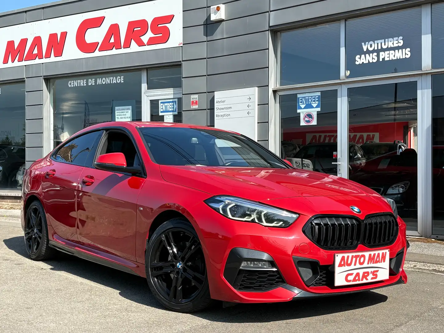BMW 218 d Gran Coupé M SPORT pack LED GPS 1er MAIN Rot - 1