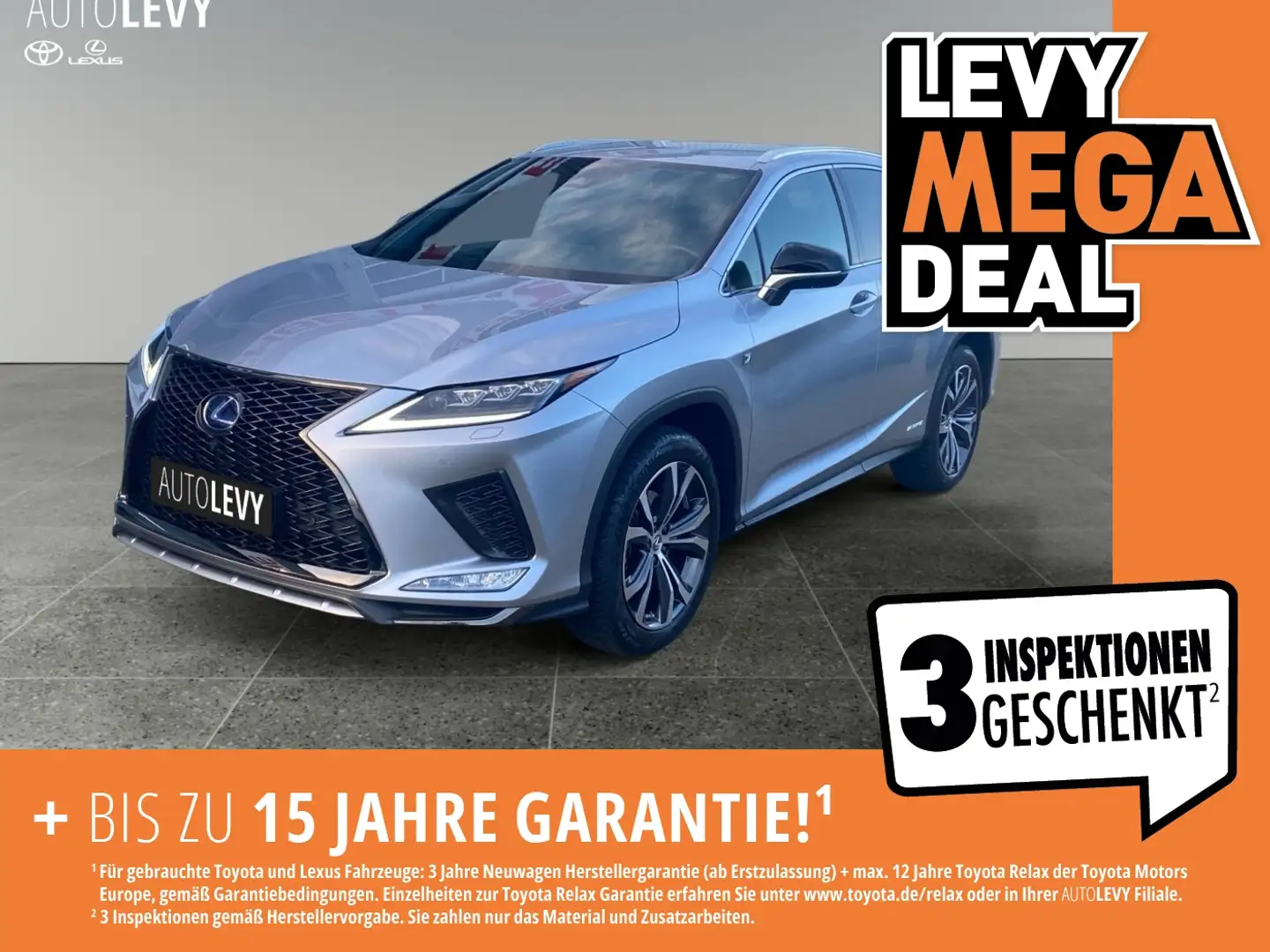 Lexus RX 450h F-Sport *MARK-LEV.*HUD*LEDER*360*AHK* - 1