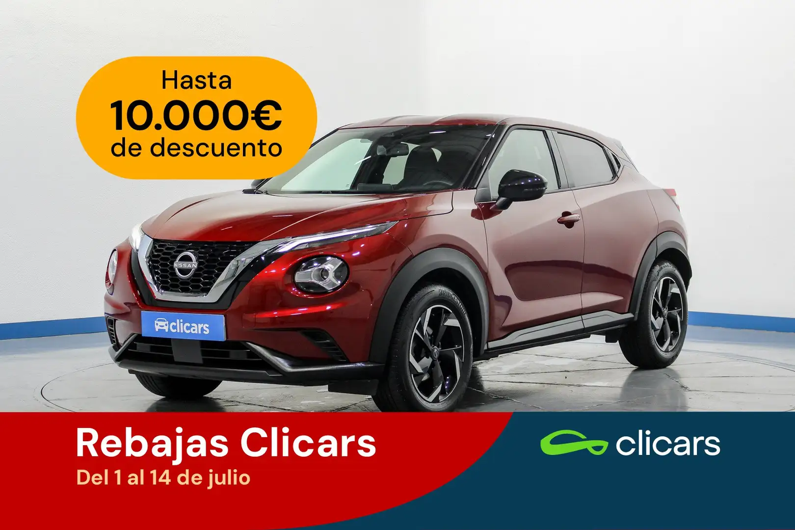 Nissan Juke 1.0 DIG-T N-Connecta 4x2 DCT 7 114 Rojo - 1
