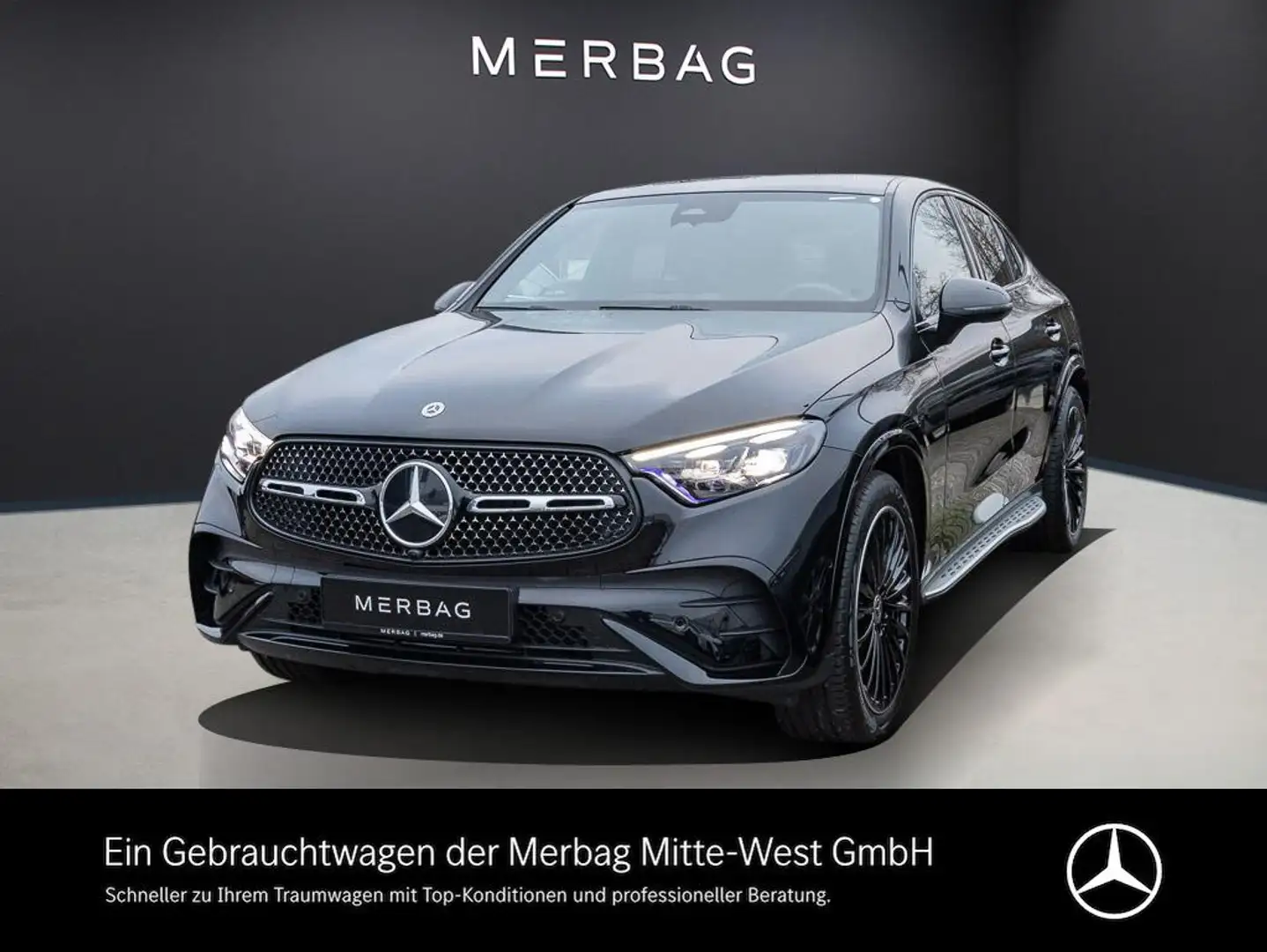 Mercedes-Benz GLC 200 4MATIC Coupé 4MATIC AMG Coupé Pano Navi AHK Burme Schwarz - 1