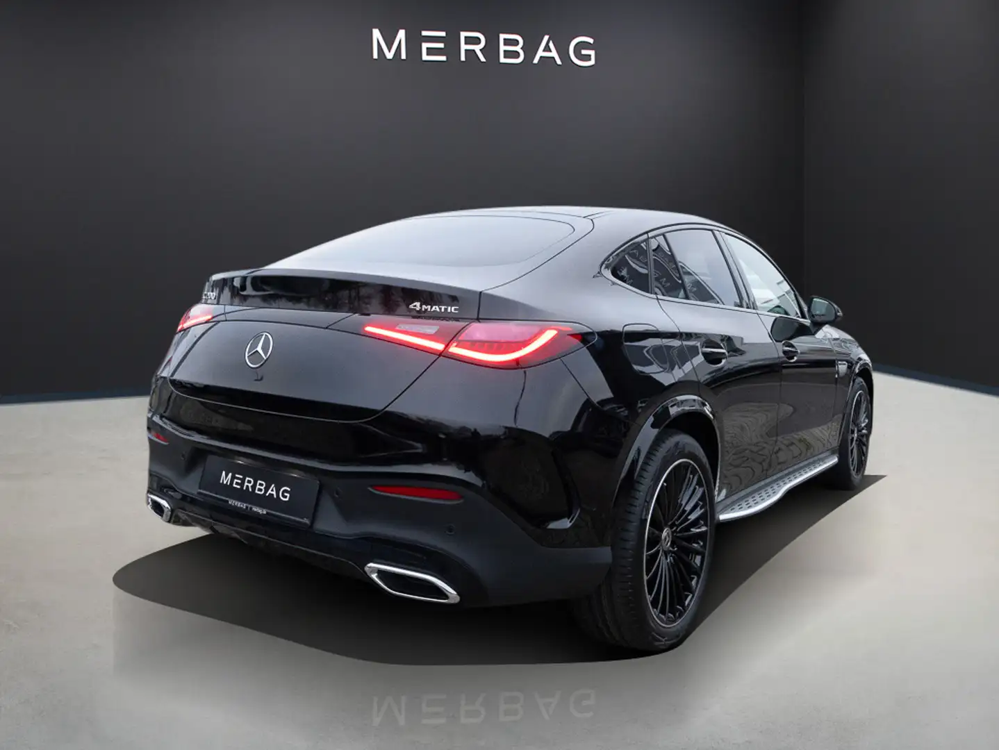 Mercedes-Benz GLC 200 4MATIC Coupé 4MATIC AMG Coupé Pano Navi AHK Burme Schwarz - 2