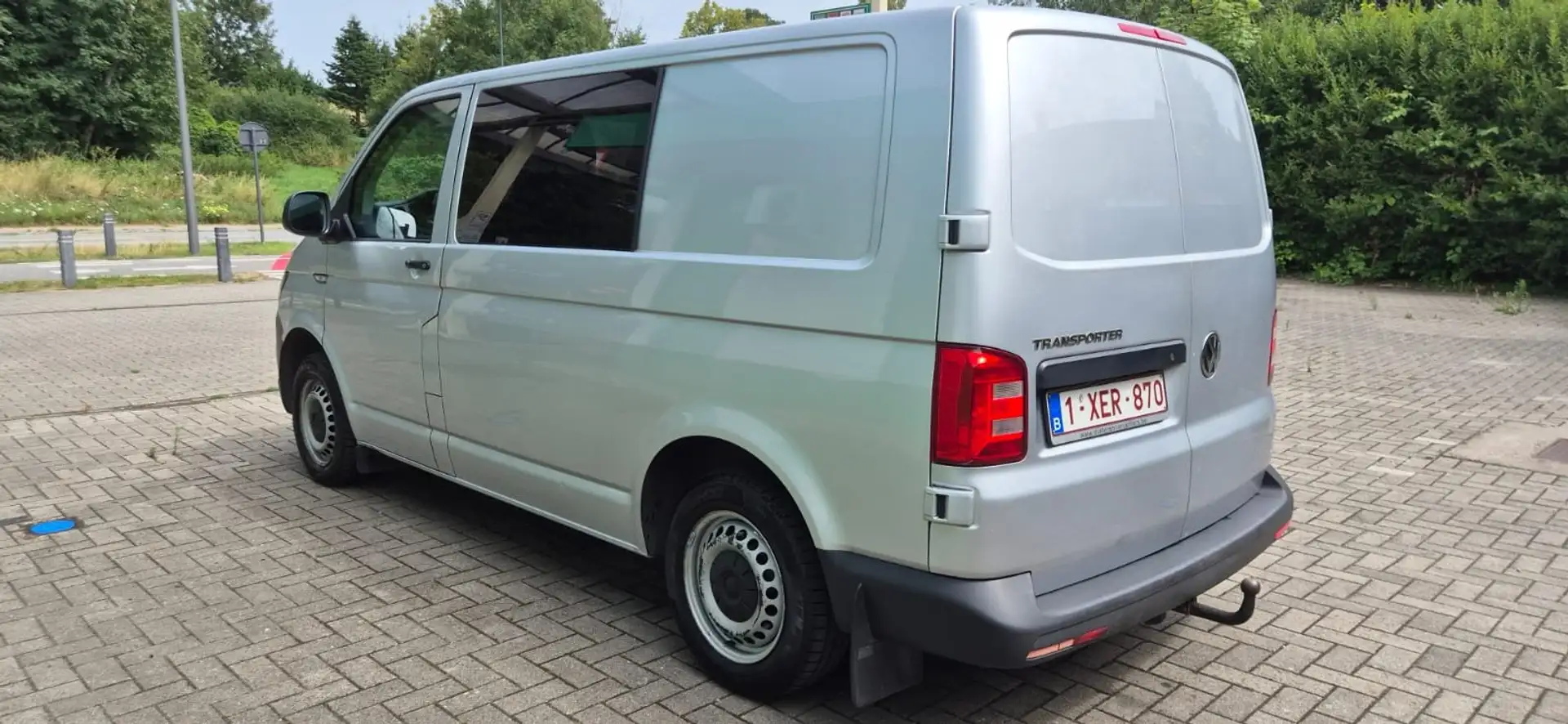 Volkswagen T6 Transporter Transporter 2.0 TDi SCR BMT (EU6d-TEMP) Argent - 2
