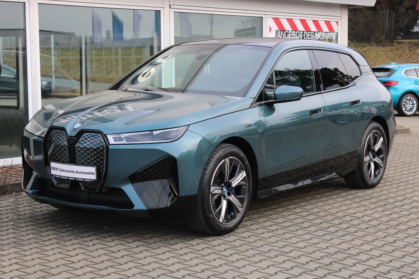 BMW iX xDrive40 Sportpaket Head-Up HK HiFi DAB LED Blauw - 2