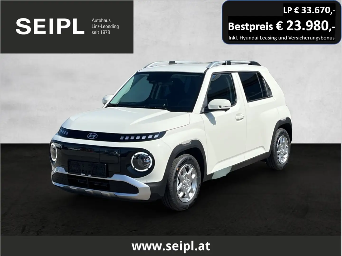 Hyundai Inster 49kWh Trend Line*€ 23.980- Superbonus* Weiß - 1