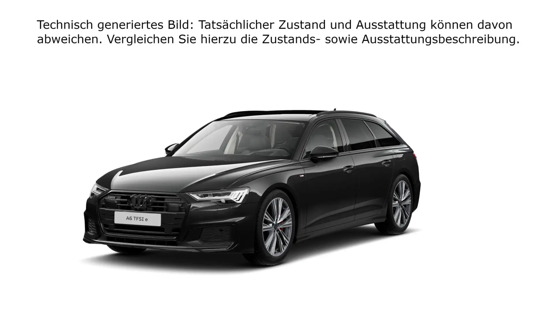 Audi A6 55 TFSI e quattro S tronic sport Schwarz - 2