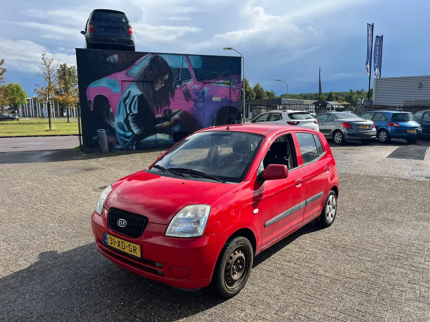 Kia Picanto 1.0 Light Incl nieuwe Keuring Rood - 1