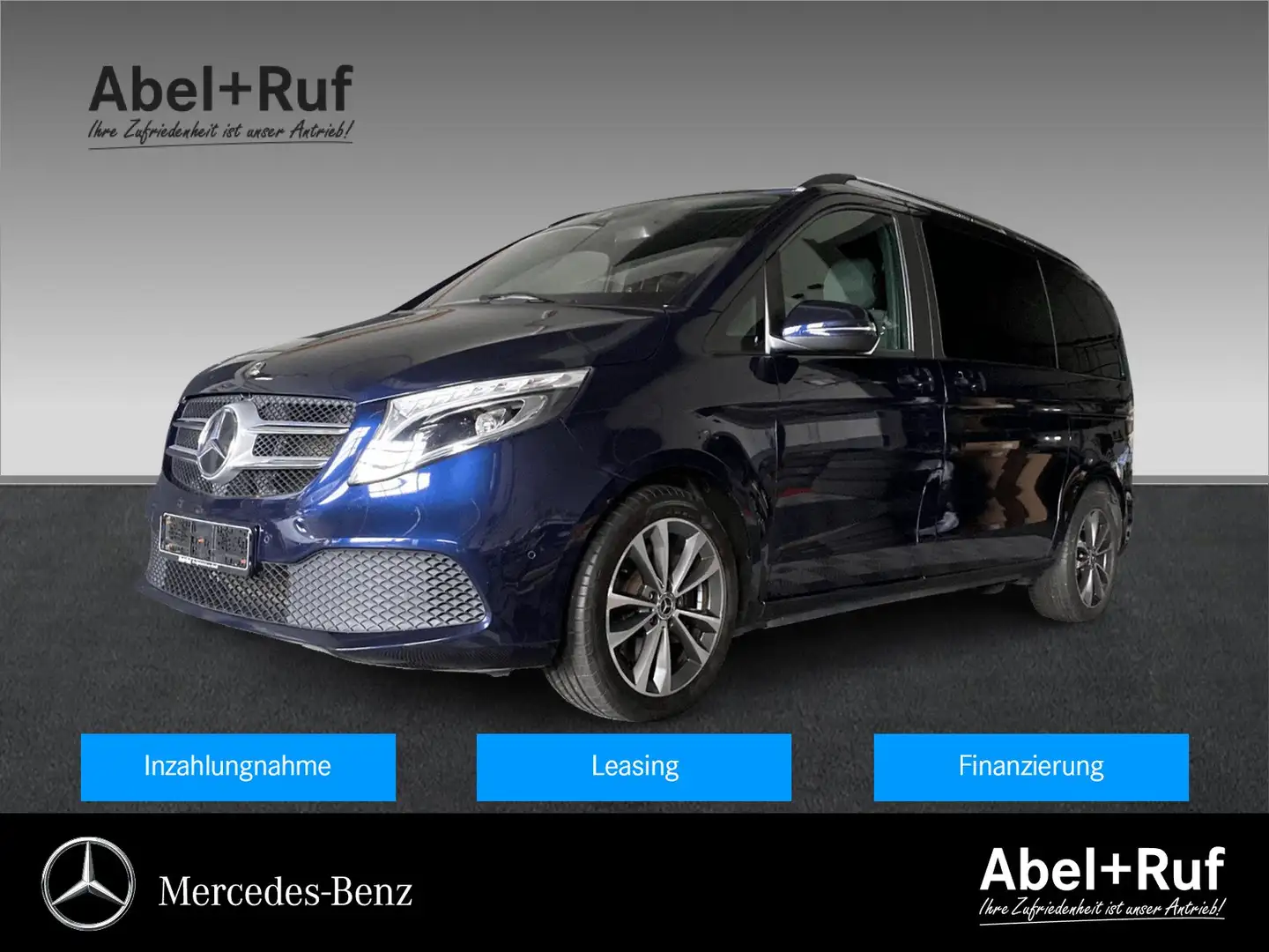Mercedes-Benz V 300 d EDITION Kompakt MBUX+LED+Kamera+TotW+AHK Niebieski - 1