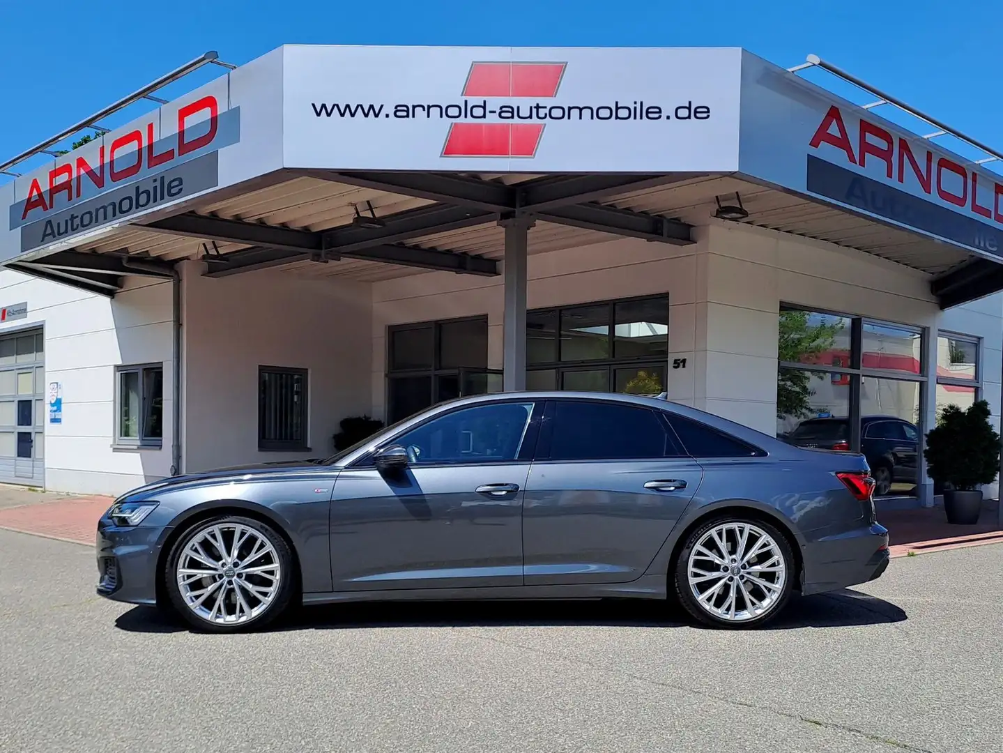 Audi A6 55 TFSI quattro S tronic sport S line Grau - 1