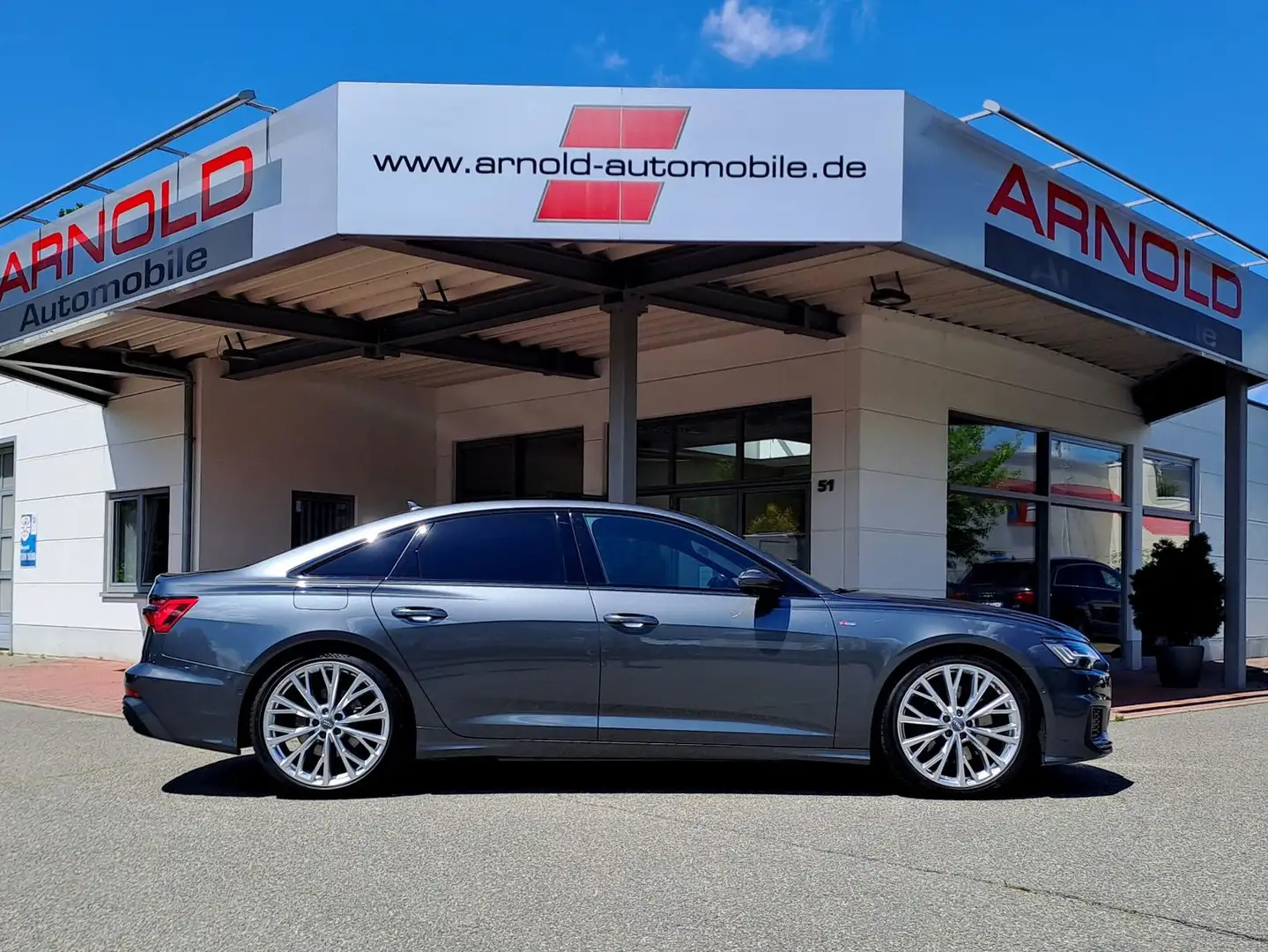 Audi A6 55 TFSI quattro S tronic sport S line Grau - 2