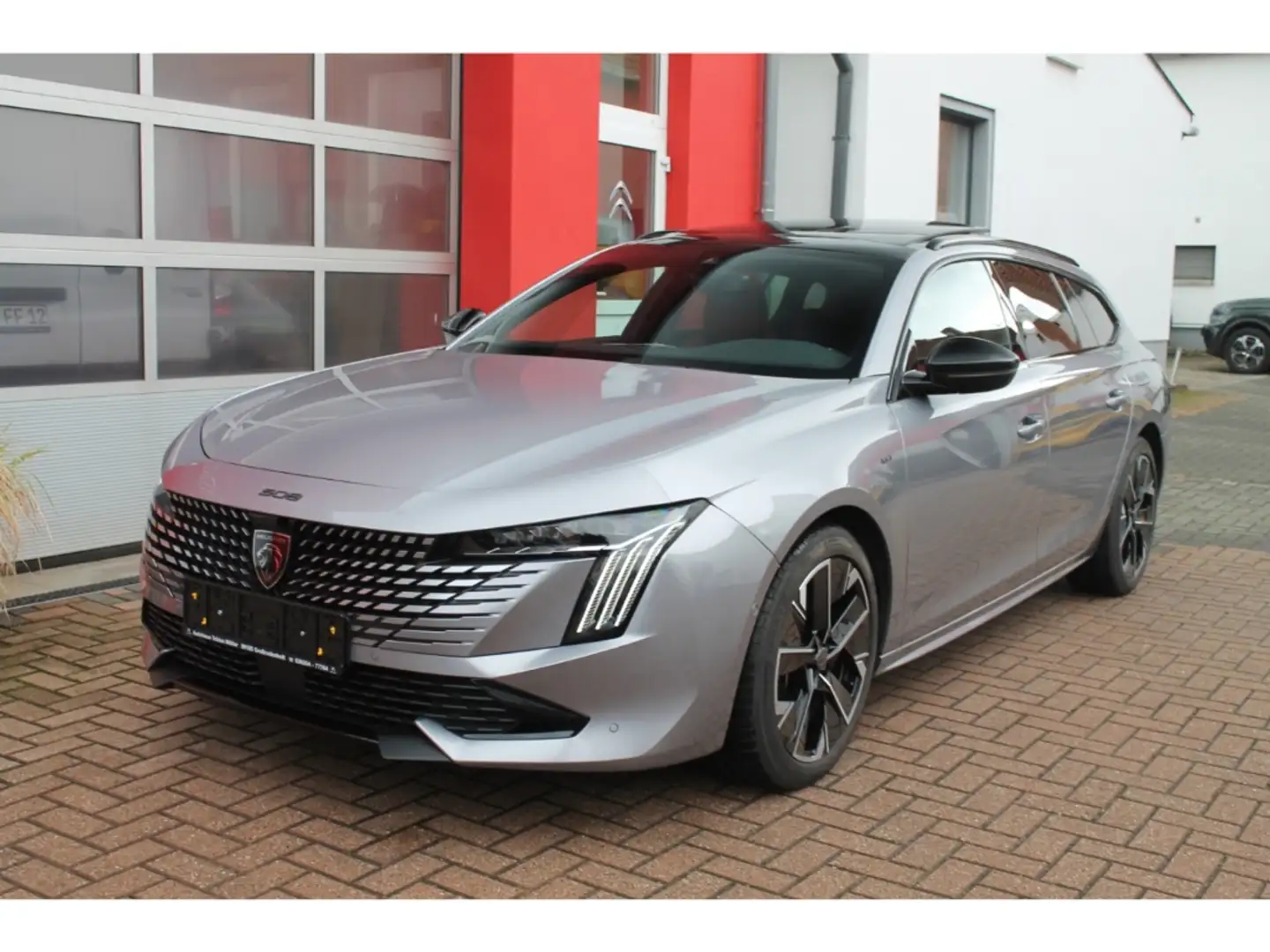 Peugeot 508 SW Hy225 GT Pack Dach Leder Focal 360 Shz Navi Gris - 1