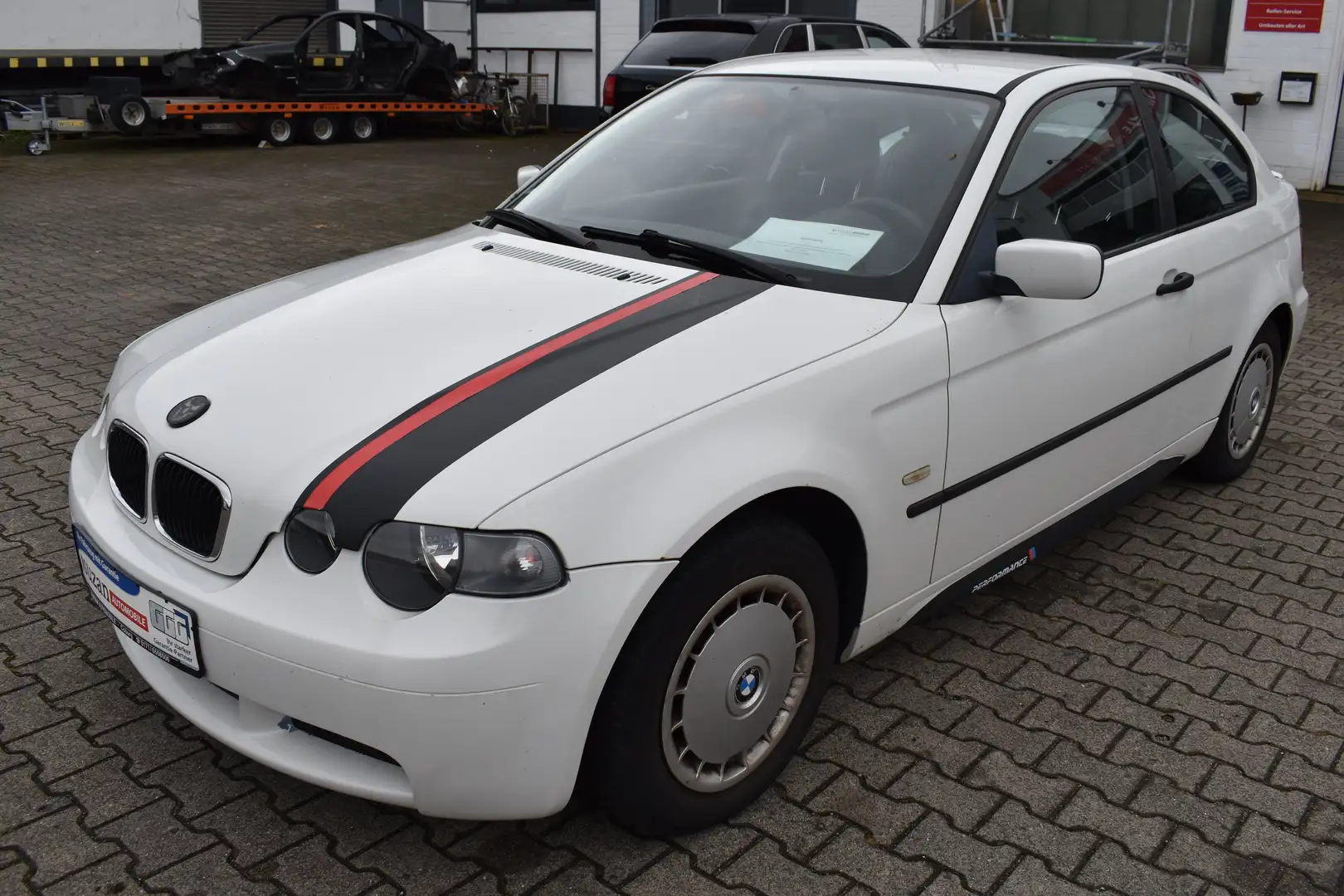 BMW 316 3er 316ti compact HU:06/2027 Blanc - 1