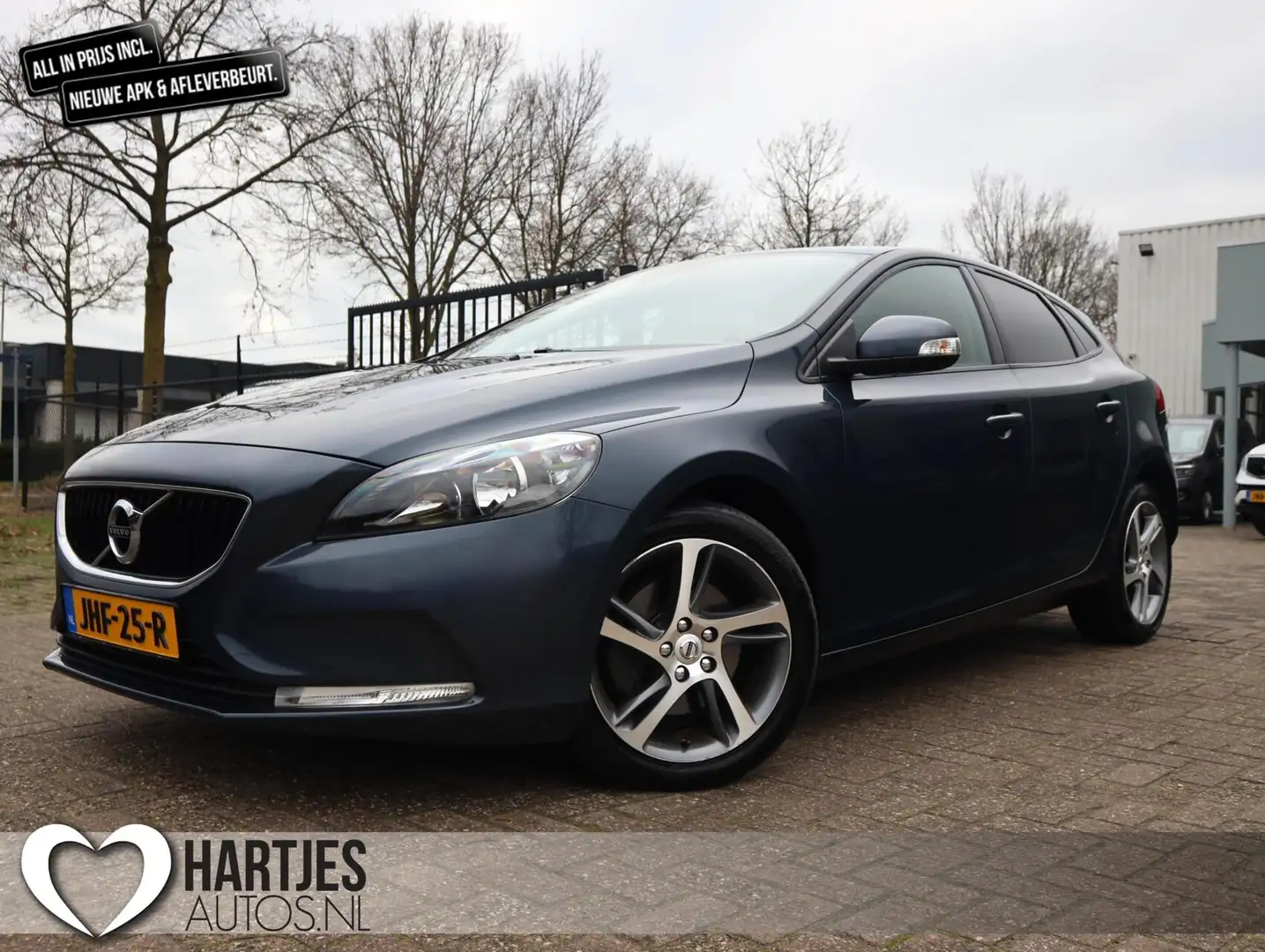 Volvo V40 2.0 T2 Kinetic (Vol-Opties!) 100% Onderhouden Blauw - 1