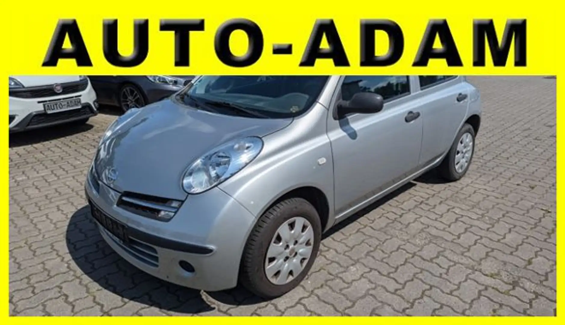 Nissan Micra Visia*Klimaanlage*4 türig*2 Hand* Silver - 1