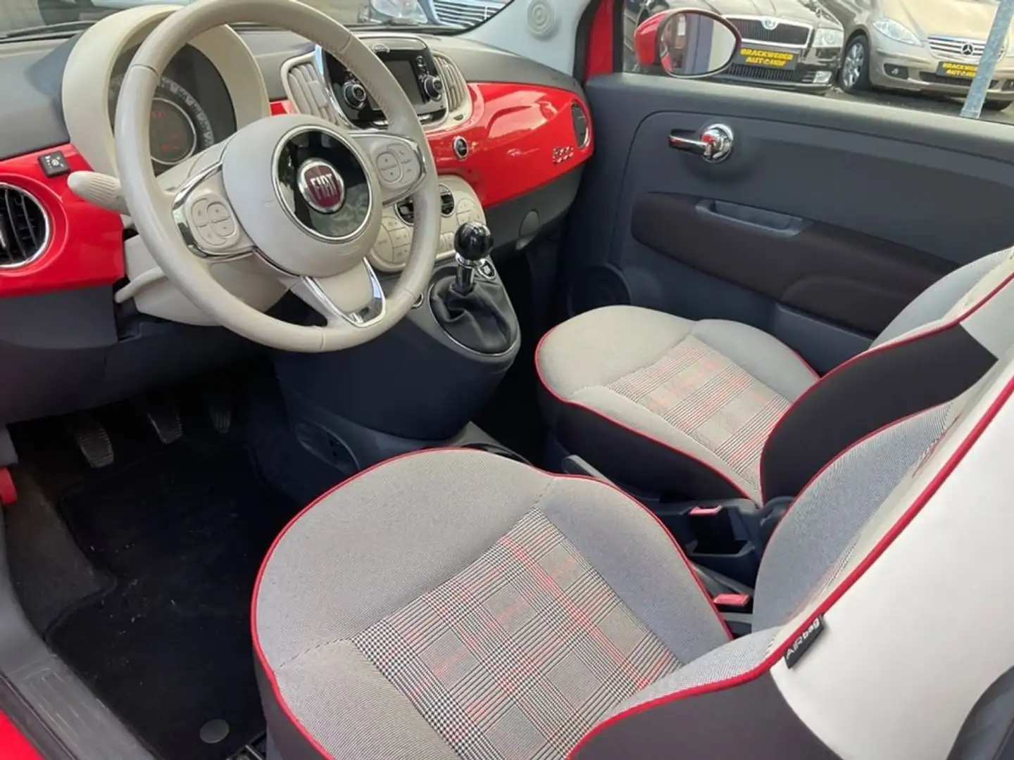 Fiat 500 1.2 EasyPower Lounge Rouge - 1