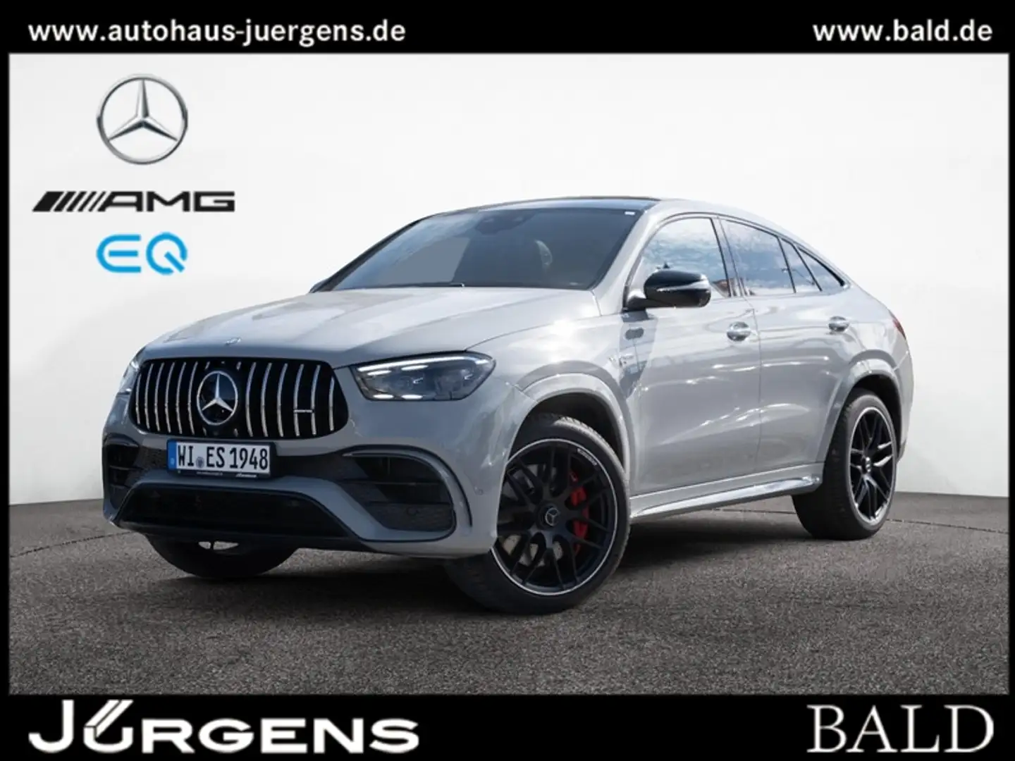 Mercedes-Benz GLE 63 AMG AMG GLE 63 S 4M+ Coupé Pano/RIDE/Burm/Night/Beam Grey - 1