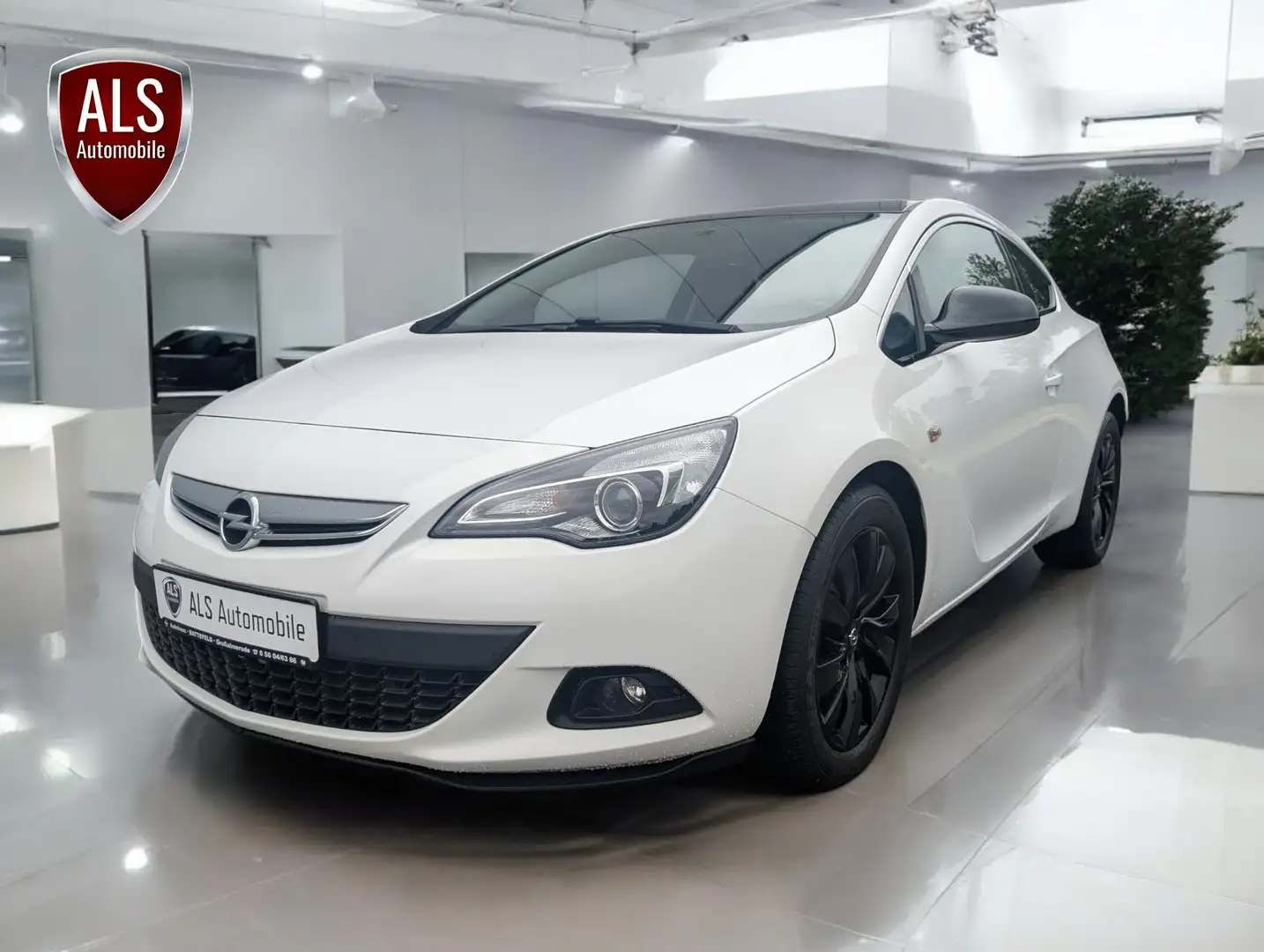Opel Astra Astra GTC"Klima"HSN"SHZ"USB"BT" Weiß - 1