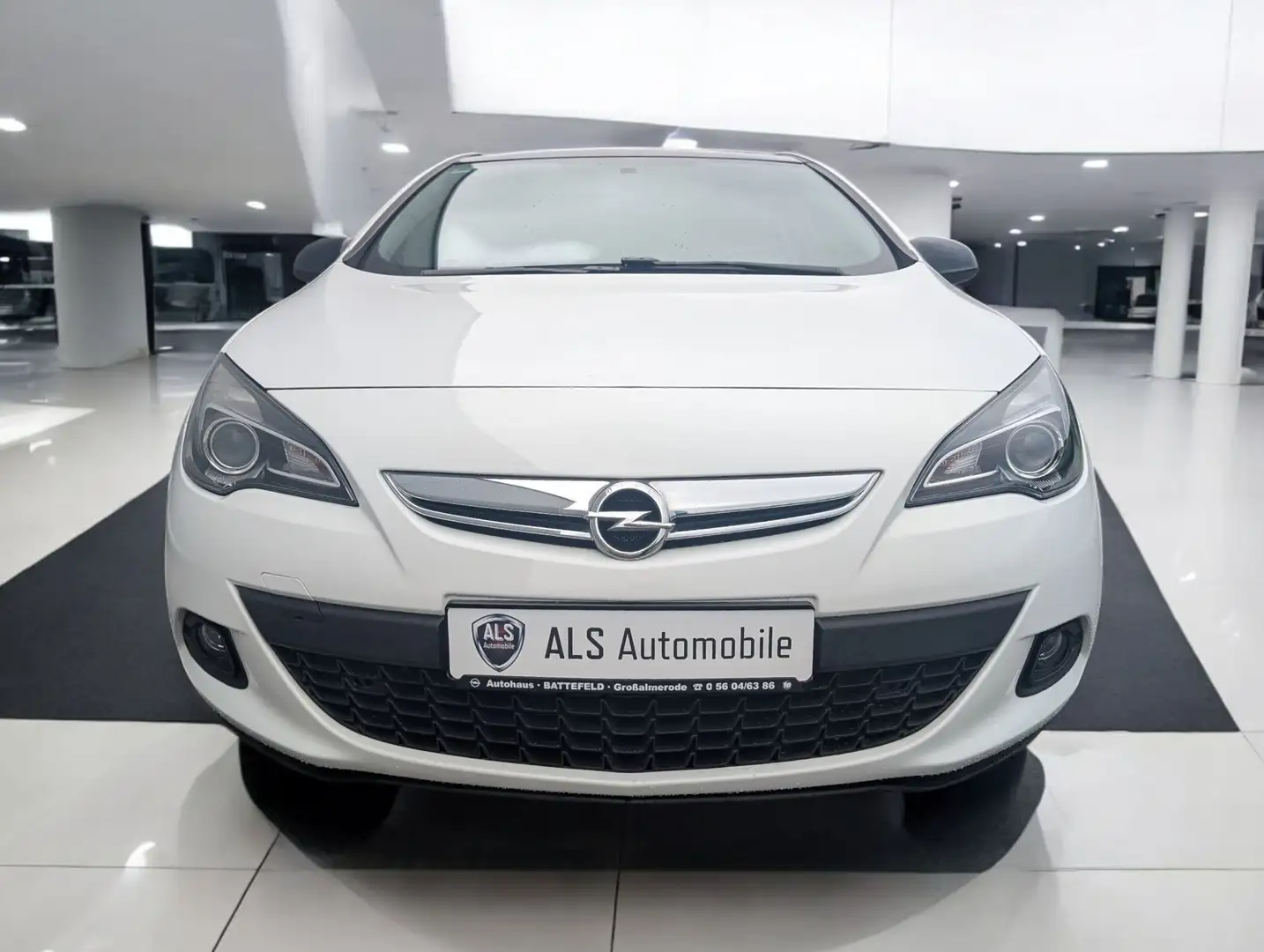 Opel Astra Astra GTC"Klima"HSN"SHZ"USB"BT" Weiß - 2