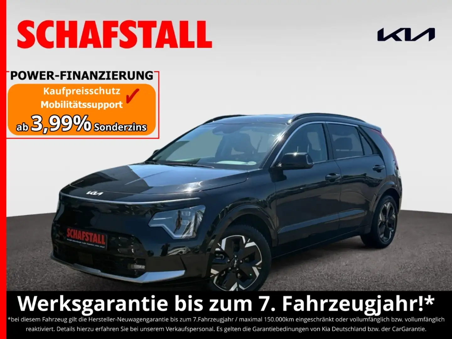 Kia Niro EV Spirit Relax Wärmepumpe Schiebedach 3-Phasen-La Schwarz - 1