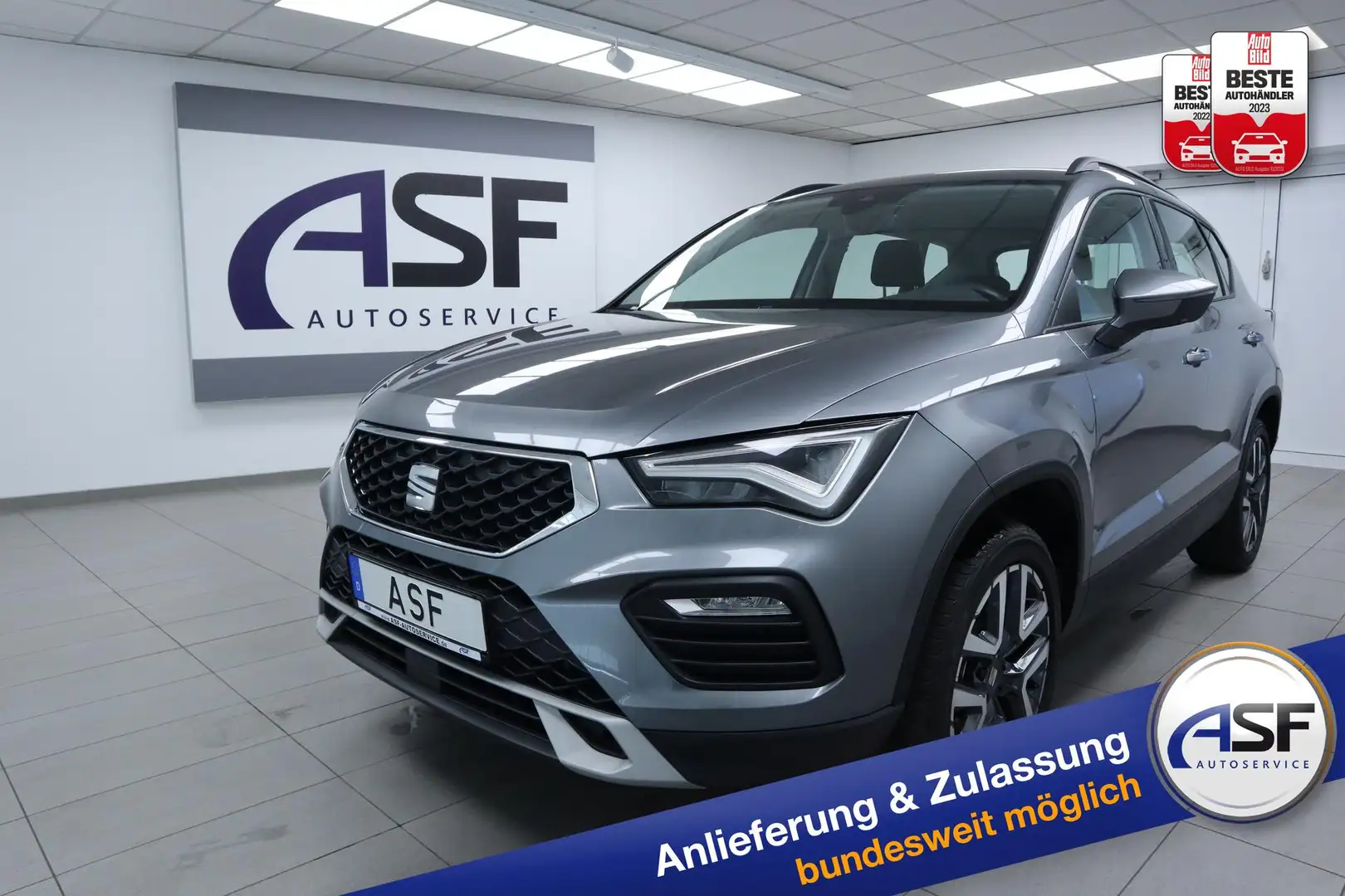 SEAT Ateca Style #Kamera hi #ACC #Navi #Sprachst. #Schaltw... Grau - 1