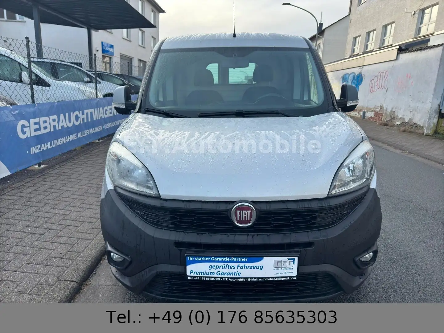 Fiat Doblo SX Kasten *1.HAND*KLIMA*8-FACH*BLUETOOTH* Grau - 2