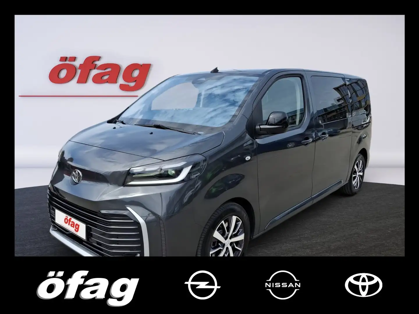Toyota Proace Verso 2.2 D 180 L1 Family Aut. ACC+LED+LM Grau - 1