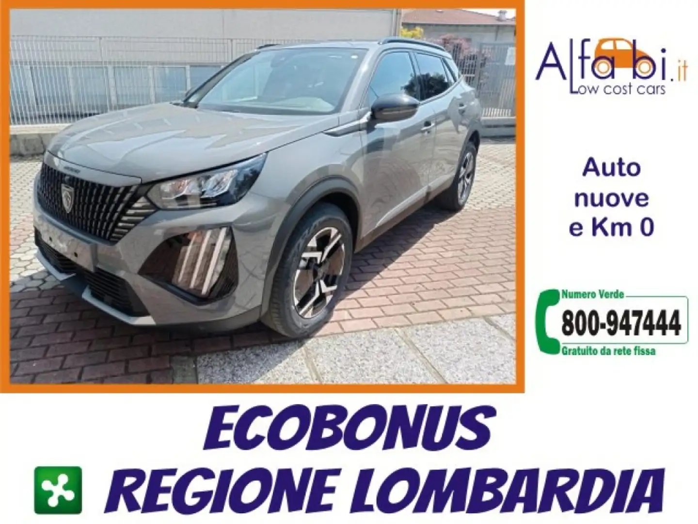 Peugeot 2008 1.2 145CV Hybrid e-DSC6 Allure Grigio - 1