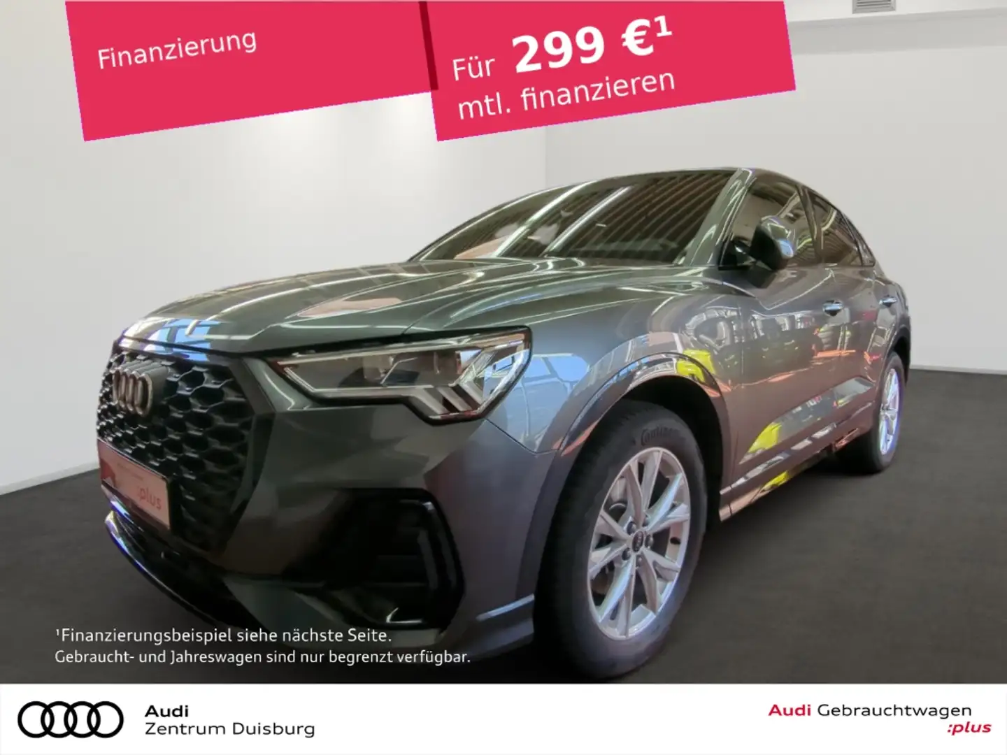 Audi Q3 Sportback  Navigation S-line SHG Optik Paket schwa Grijs - 1