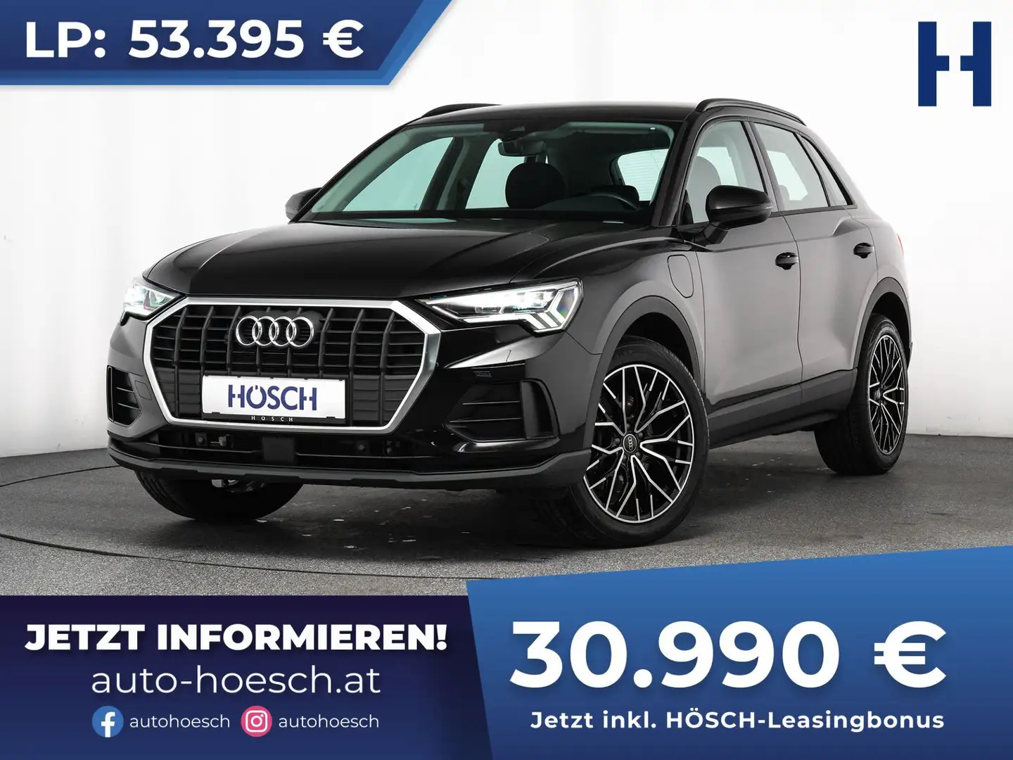 Audi Q3 45 TFSI e ASSISTENZ LED CARPLAY ERSTBESITZ ++ Schwarz - 1