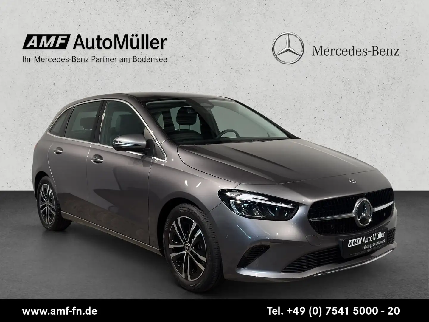 Mercedes-Benz B 180 B 180 Progressive +AHK+LED+KAMERA+NAVI+EASY-P.+ Grijs - 1