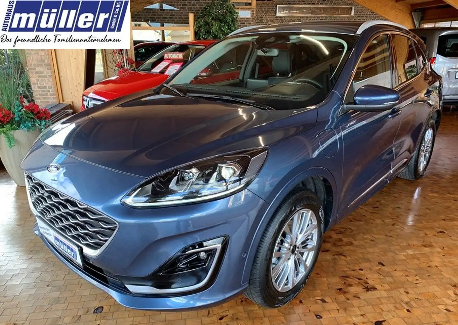 Ford Kuga 2.5 PHEV Vignale AHK Technologie&Assistenz Bleu - 1