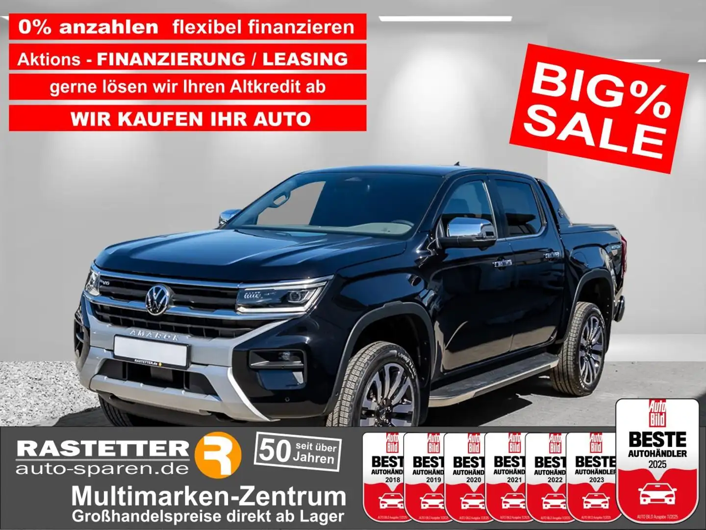 Volkswagen Amarok 3.0 TDI Aventura Standhzg+21Z+AHK+Leder+Harman+Mat Noir - 1