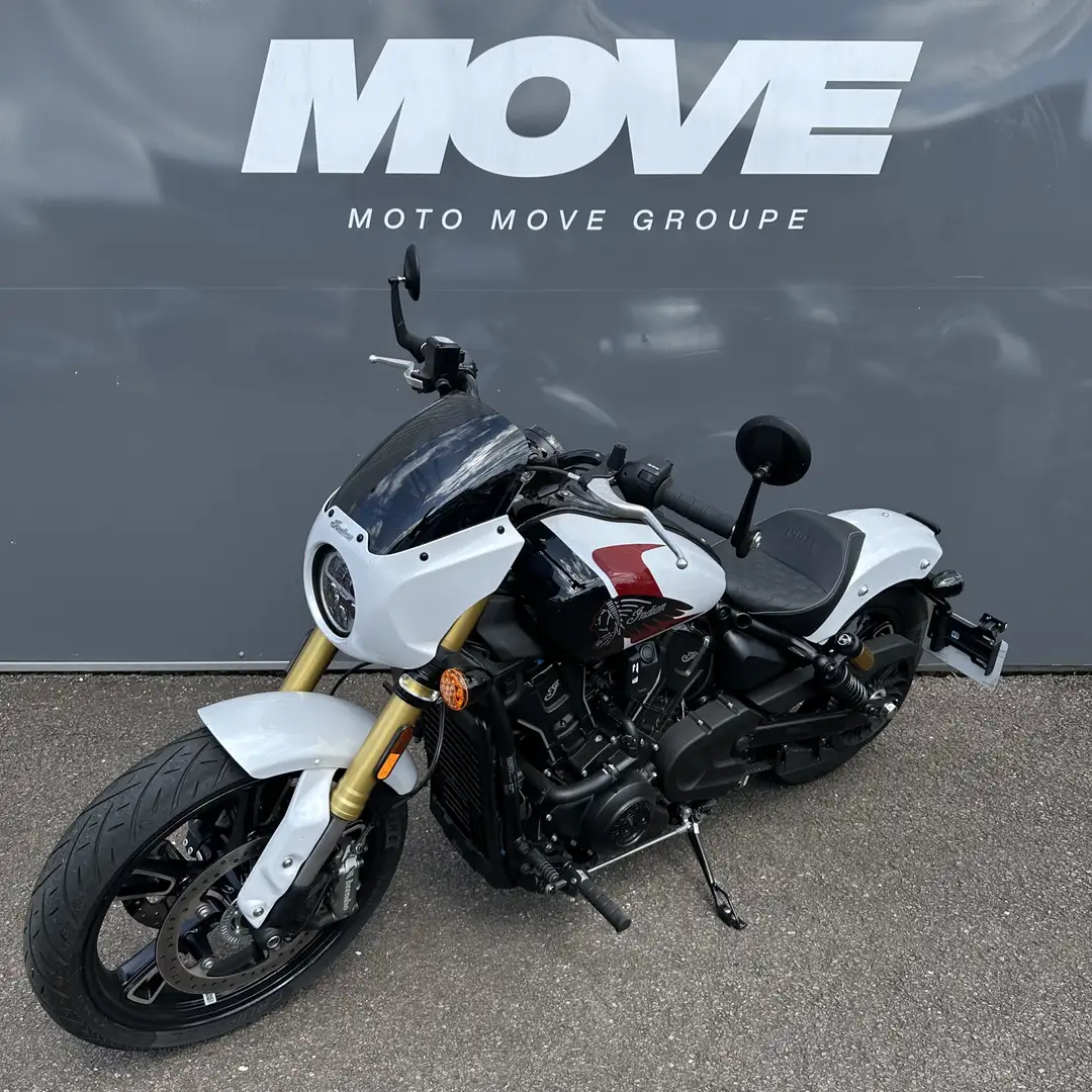 Indian Scout Blanc - 2