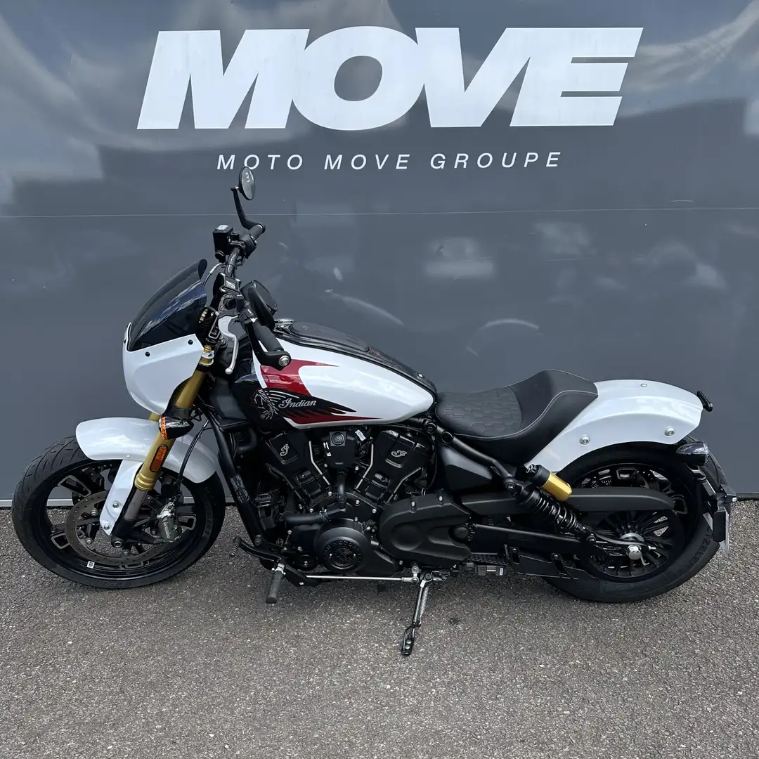 Indian Scout Blanc - 1