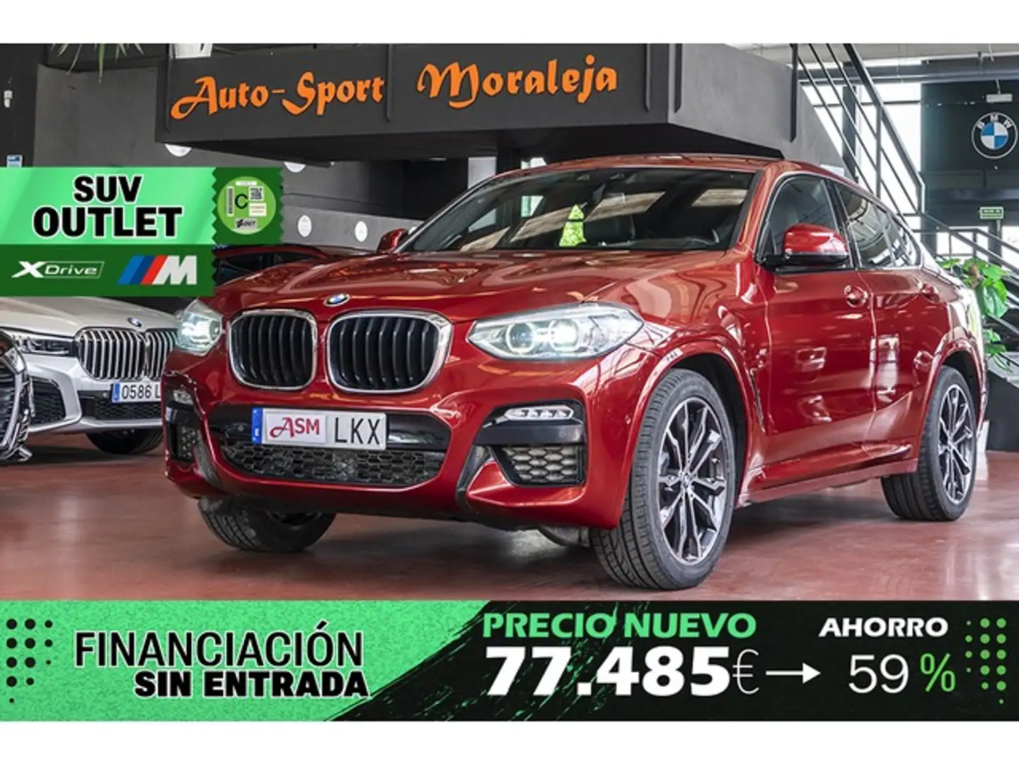 BMW X4 xDrive 20dA Rood - 1