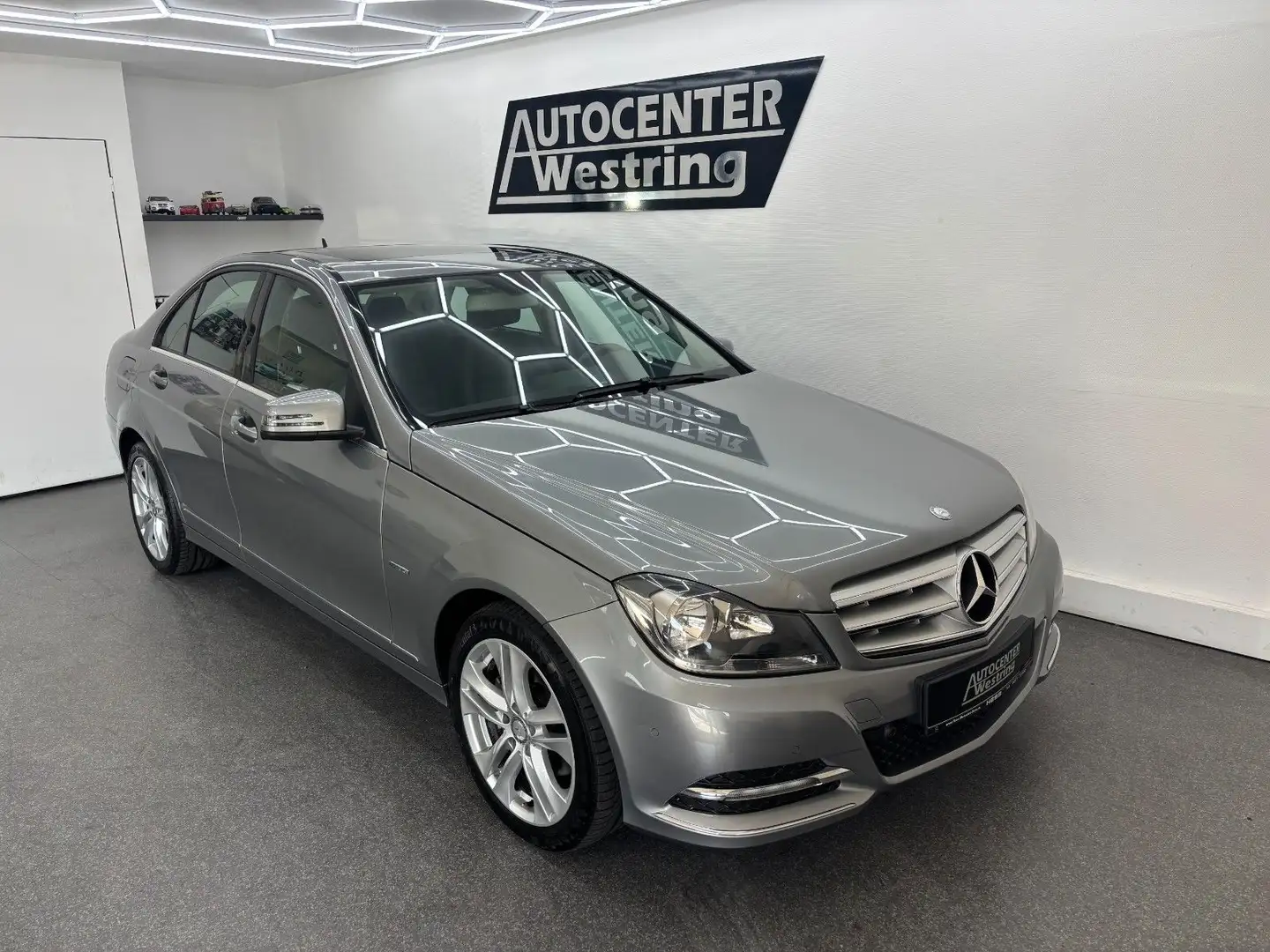 Mercedes-Benz C 220 CDI Avantgarde*Navi*Leder*2.Hand*113Tkm Argent - 1